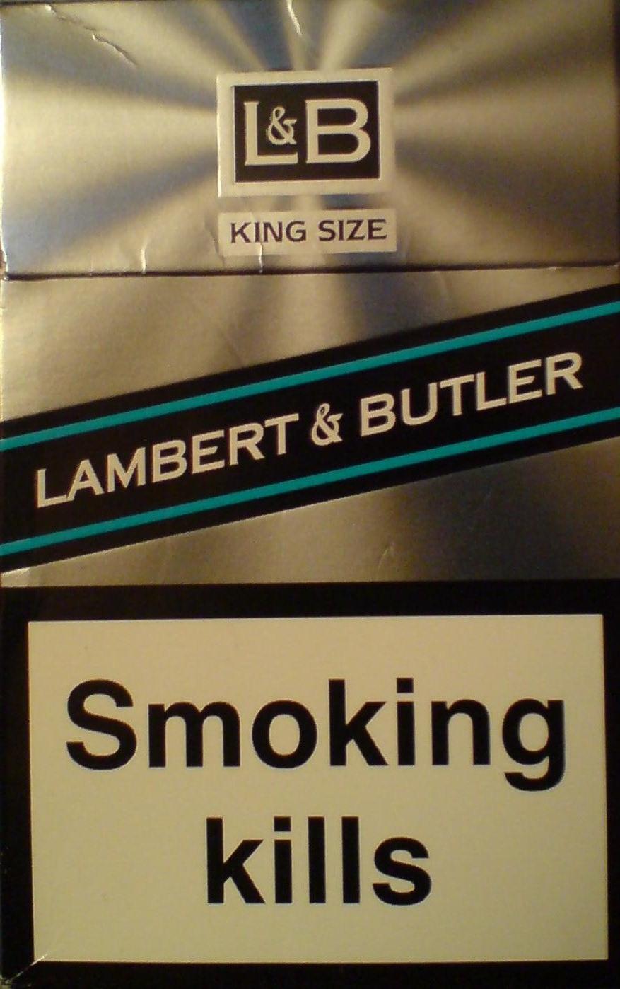 L&B Lambert and Butler cigarettes King Size hard box